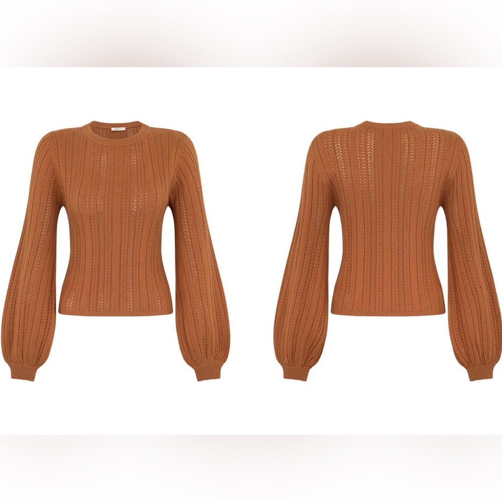 Spell and Gypsy Brooklyn Sweater in Ginger